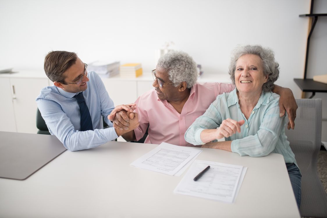Professional advisor helping clients understand their documents